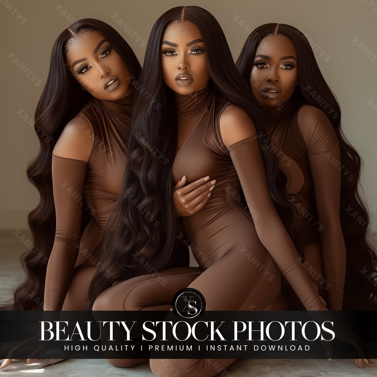 Hair Stock Photos - 3 women