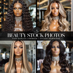 Lace Wig Salon Glamour Stock Photos