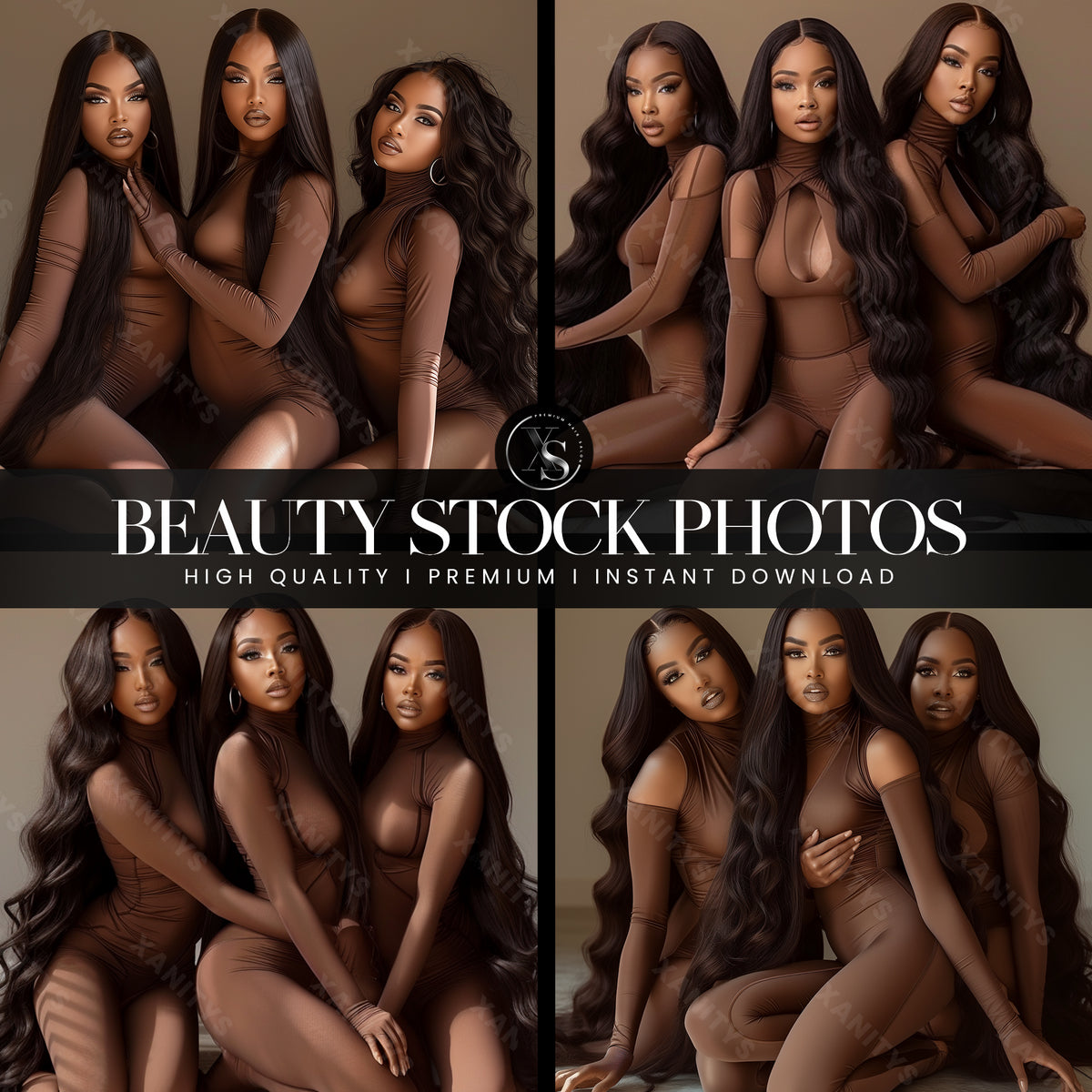 Hair Stock Photos - 3 women