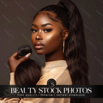 Lace Frontal Stock Photo