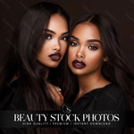 Glamour Duo Stock Photo