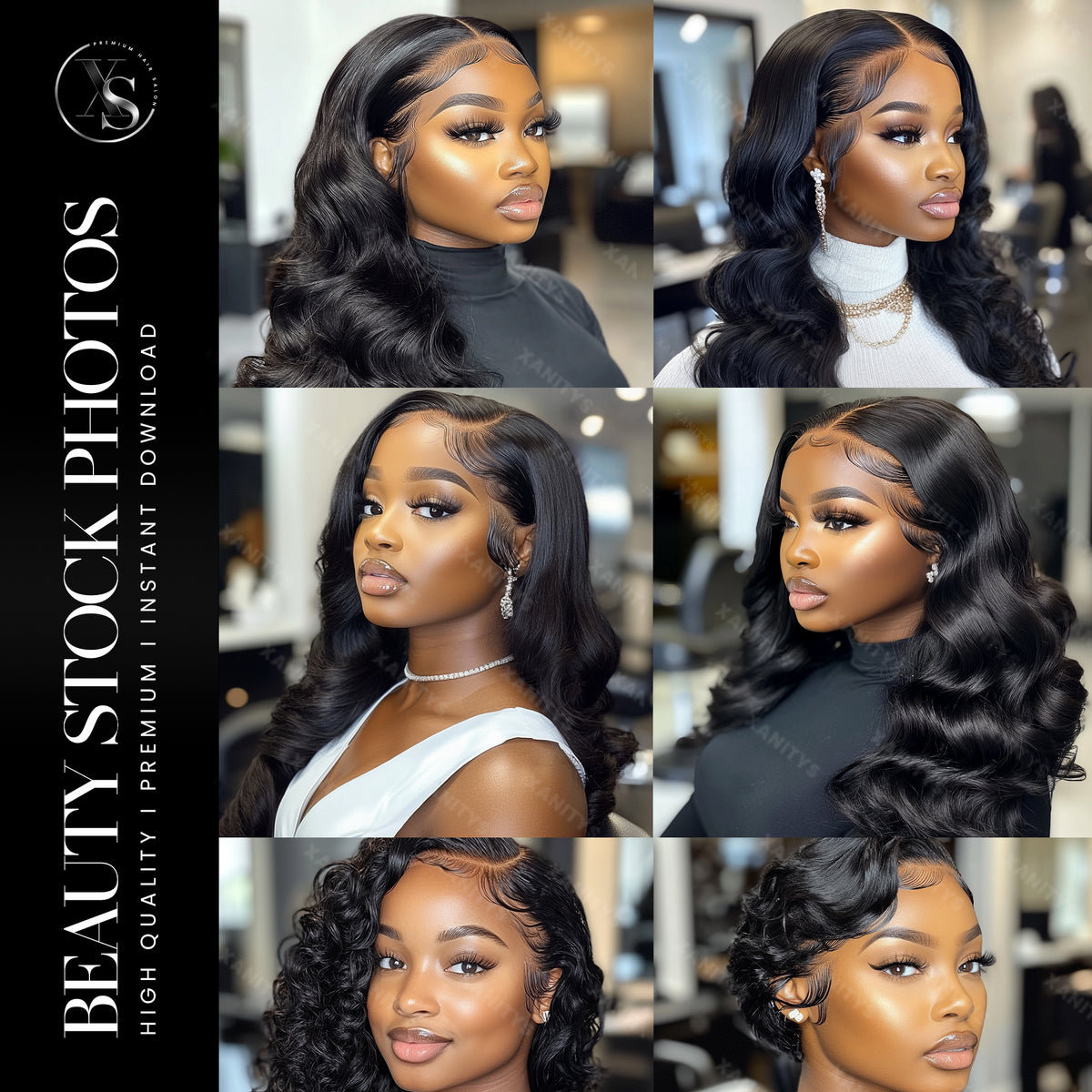 Black Hair Beauty Stock Photos | Black Women Stock Photos