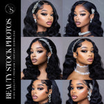 Classic Curly Hair Stock Photos