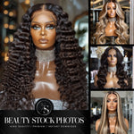 Lace Wig Salon Glamour Stock Photos