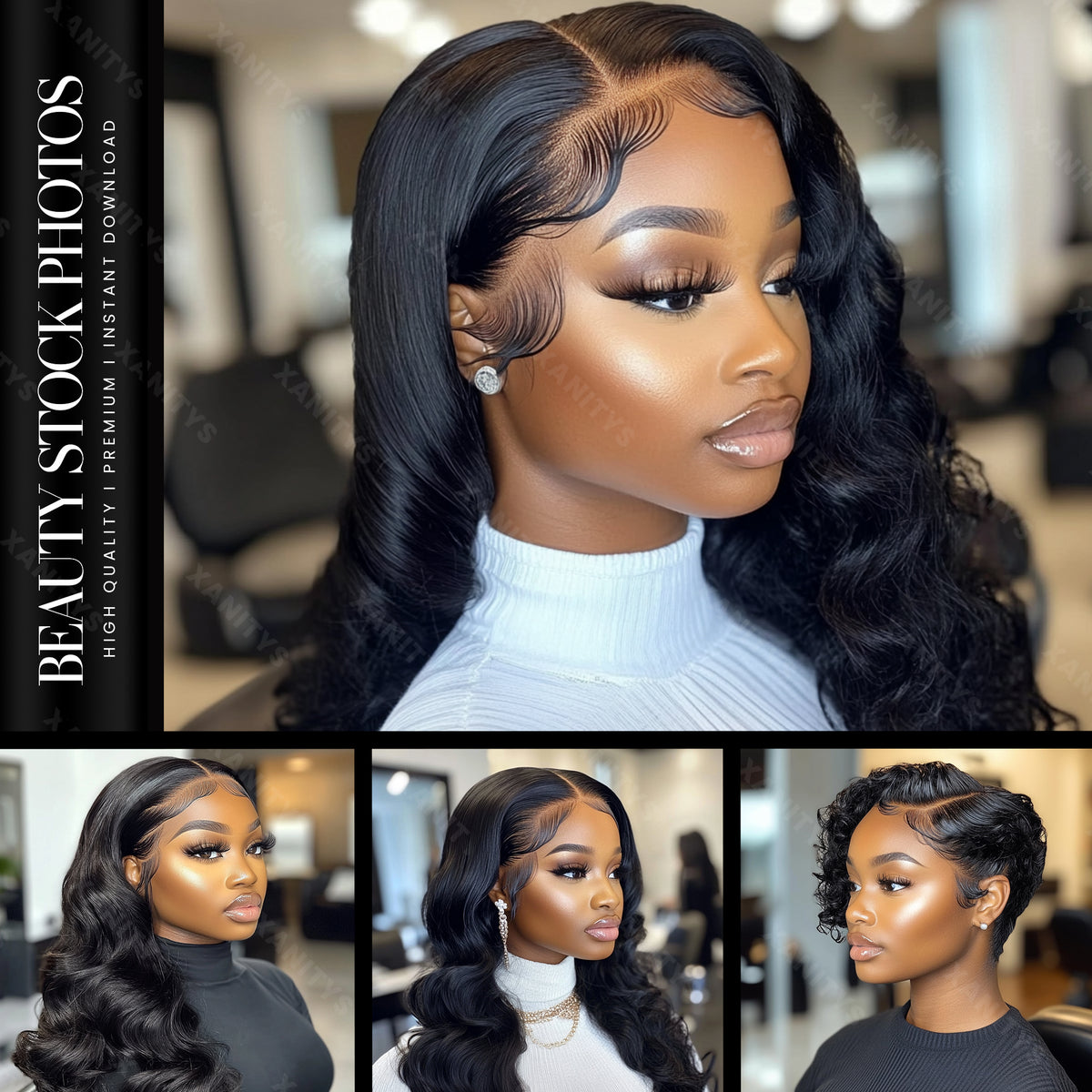 Black Hair Beauty Stock Photos | Black Women Stock Photos