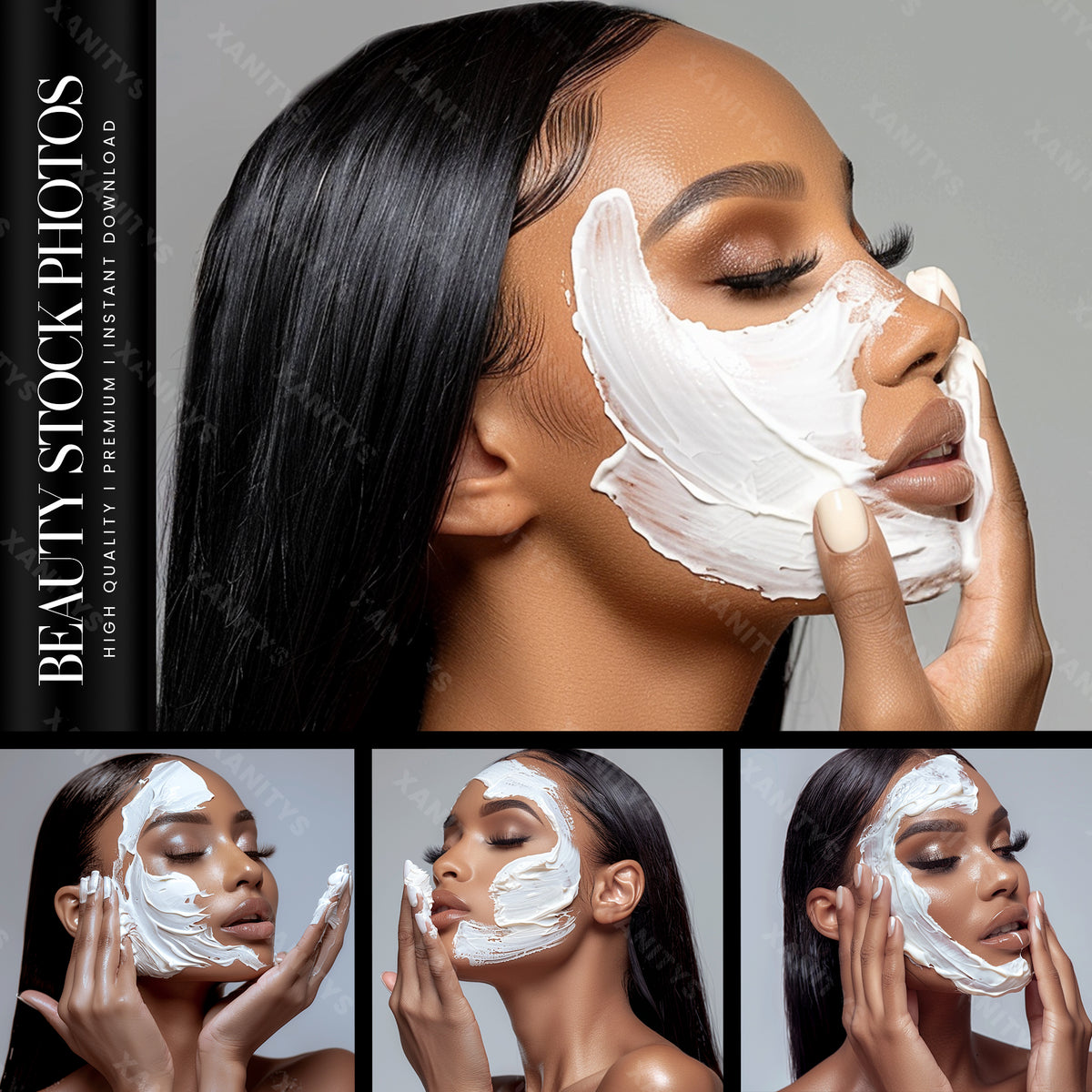 Gentle SkinCare Stock Photos