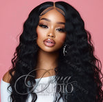 Black Curly Hair Beauty Solo Stock Photo