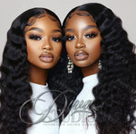 Curly Black Hair Duo Stock Photo