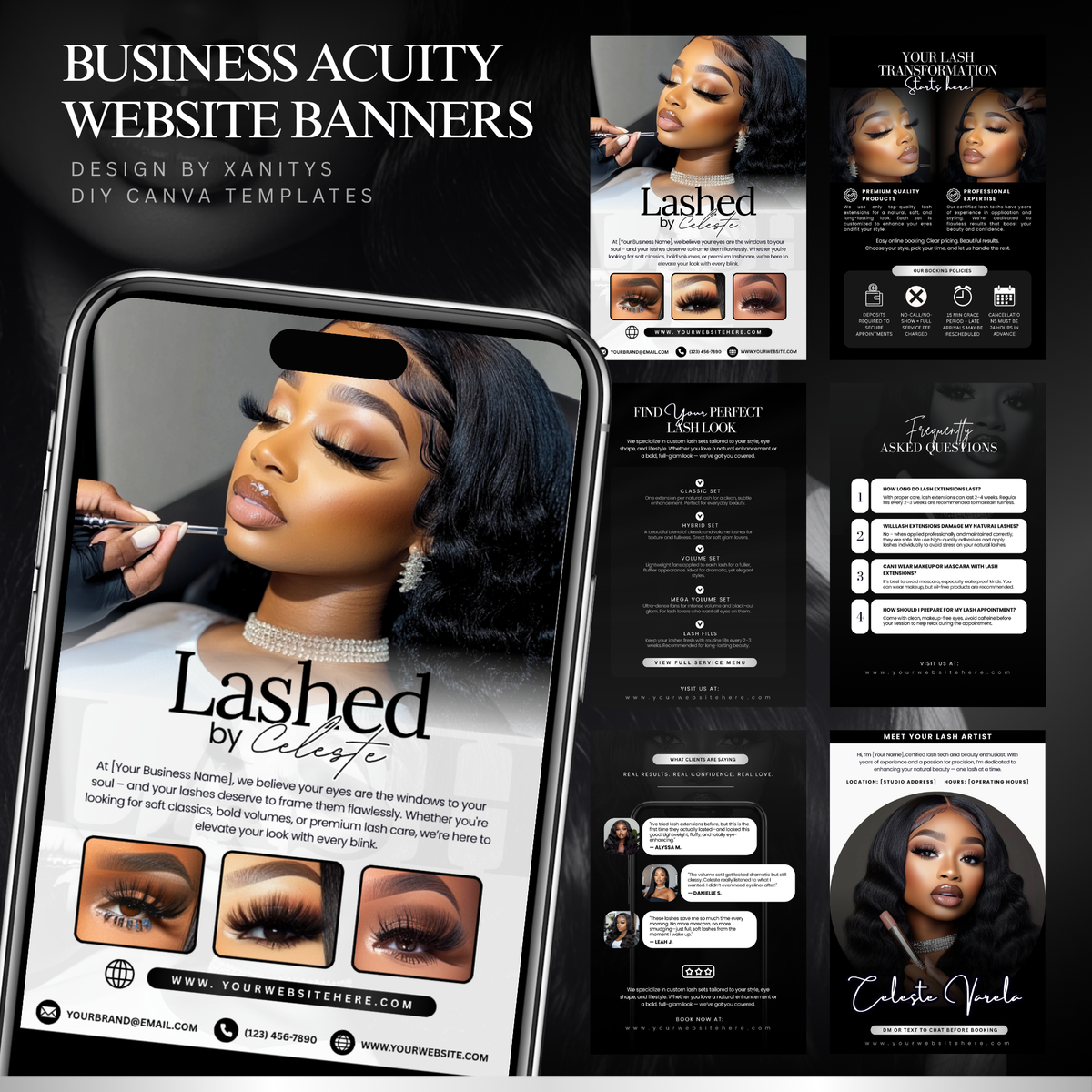 DIY Acuity Lash Template Design