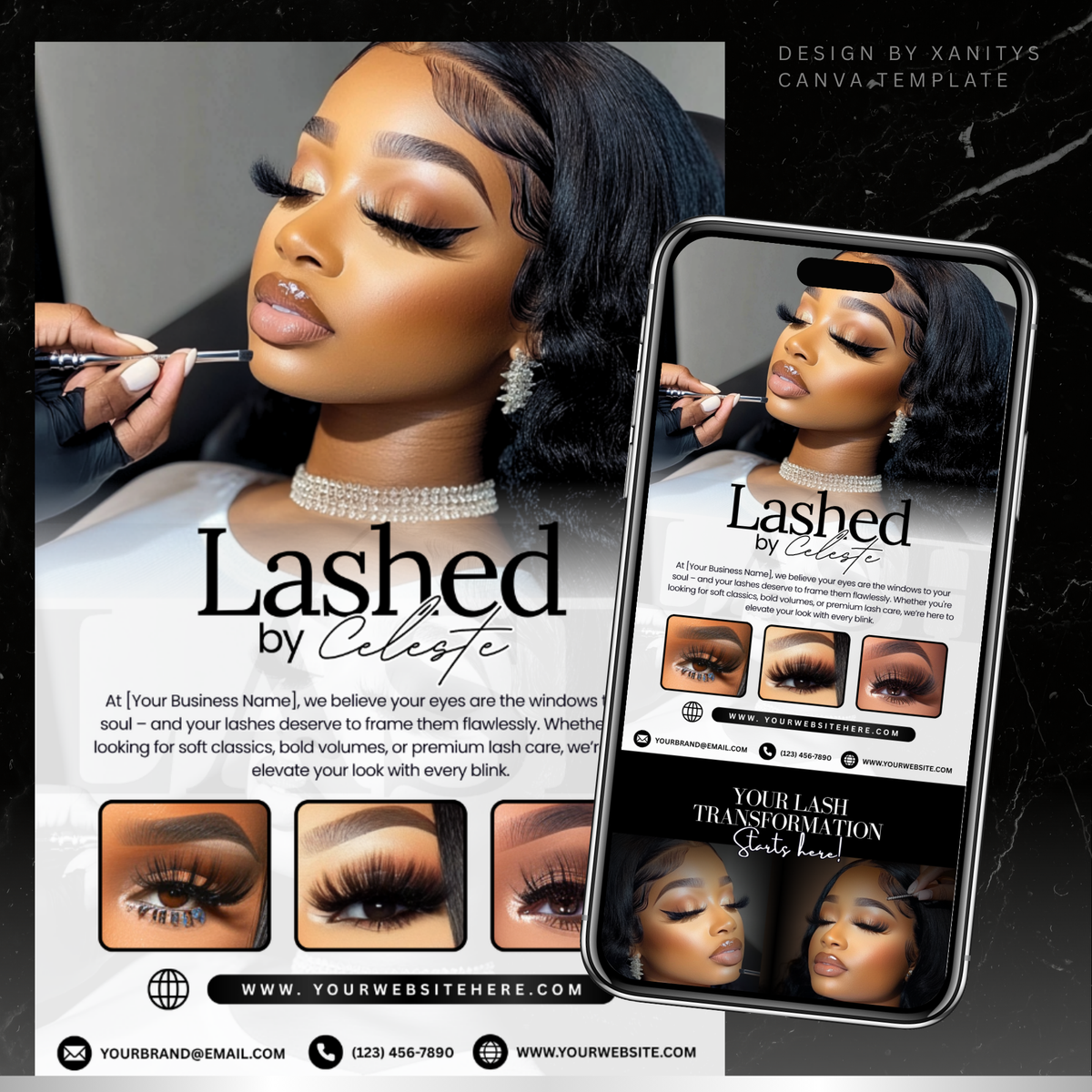 DIY Acuity Lash Template Design