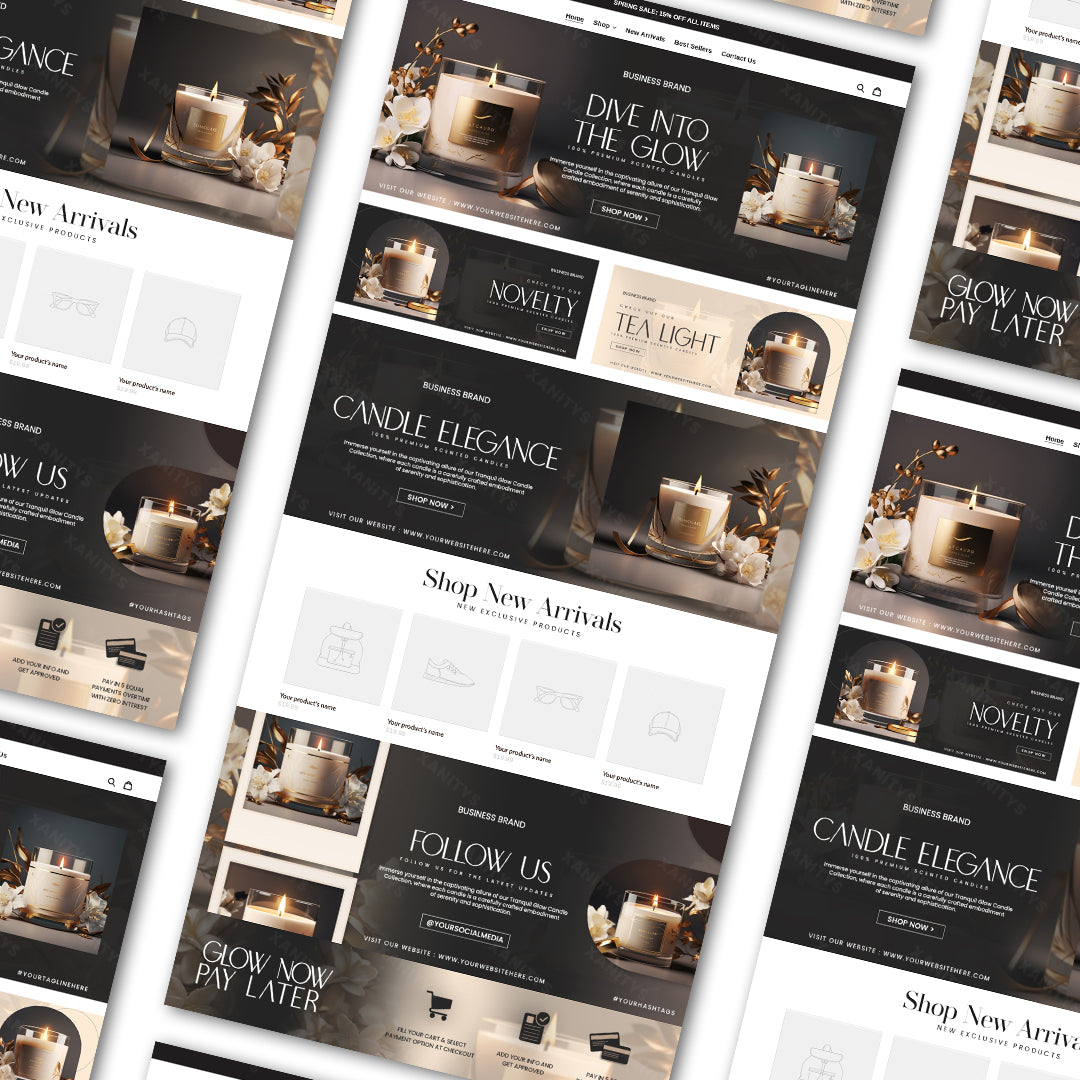 Candle Website Design Shopify Theme Store