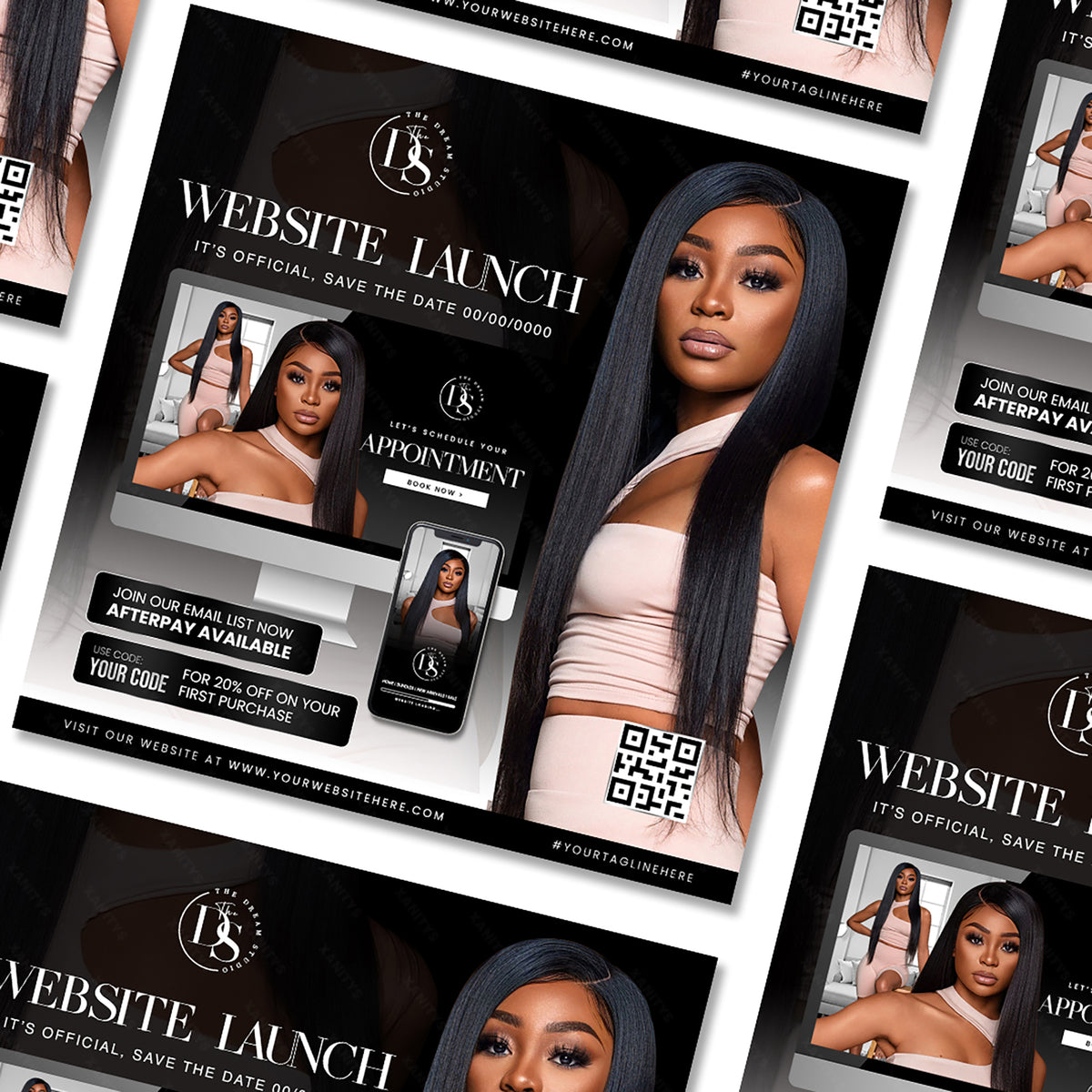Website Launch Flyer | CUSTOM