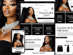 Hair Website Template | Hair Website Design | Shopify Theme