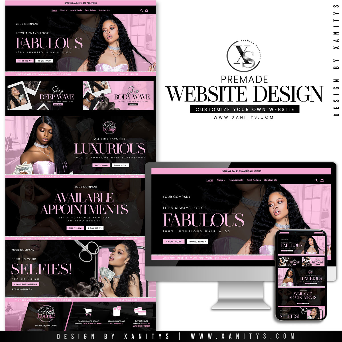 Posh Website Design Shopify Store
