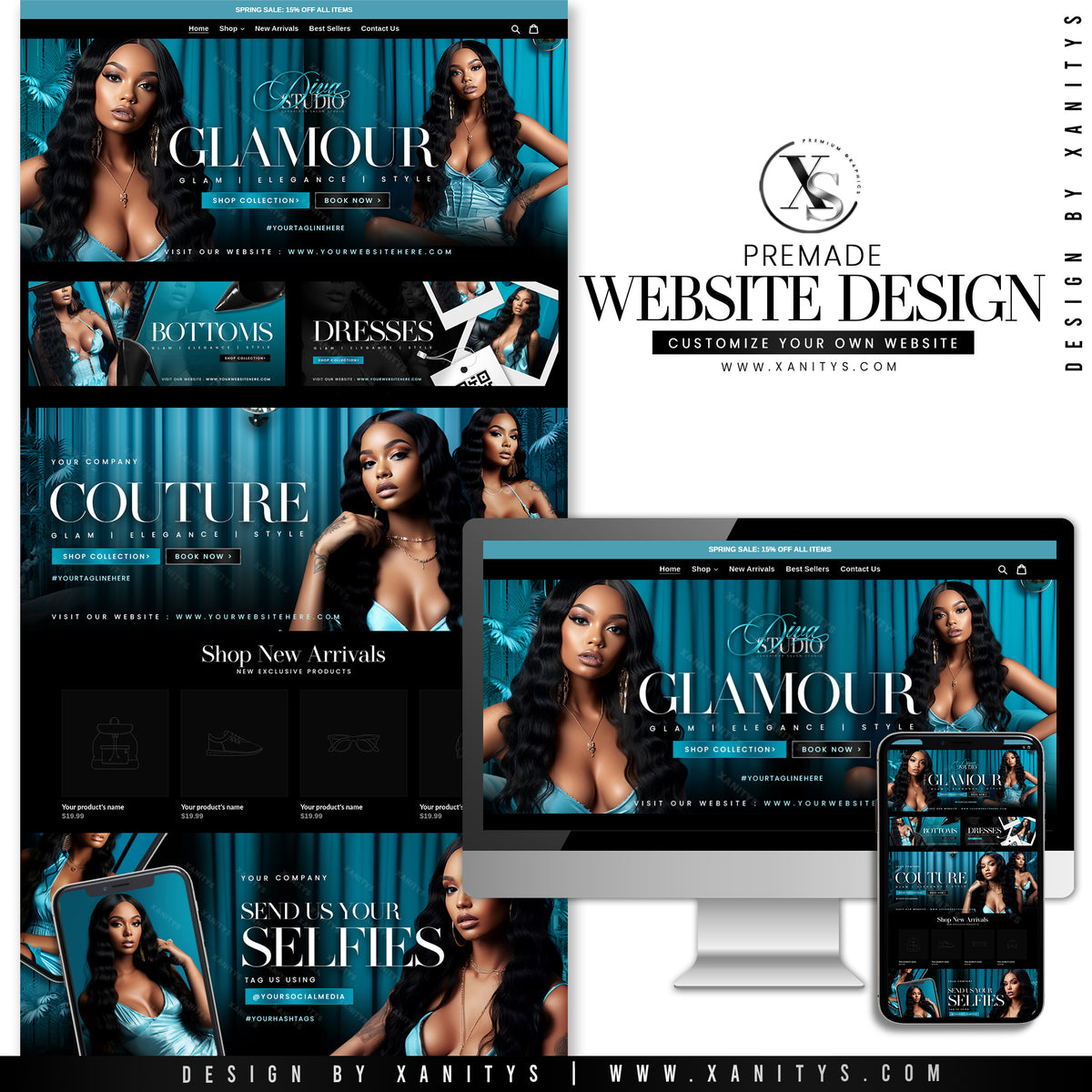 Boutique Shopify Theme Store Design