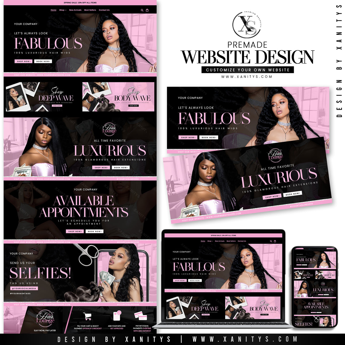 Posh Website Design Shopify Store