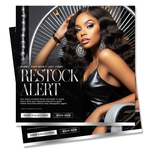 Restock Flyer Design | CUSTOM