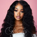 Solo Curly Hair Stock Photo