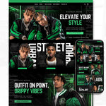 DIY Mens Clothing Website Design Template