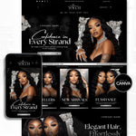 DIY Hair Extensions Website Package