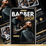 Barber Website Template Banners, Acuity Scheduling Barber Website, Barber Booking Website Design, Scheduling Template, Barbershop Branding