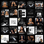 Hair Flyer, Hair Booking Flyer, Hair Social Media, Canva Hair template, Hairstylist Flyer, Hair Extensions Flyer, Hair Website Flyers