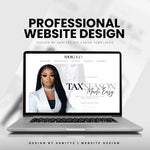 Tax Website Template, Tax Canva Site, Tax Season Website, Tax Preparation Website Design, Tax templates, Accounting Website Template