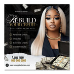 Credit Repair Flyer, Credit Repair Templates, Editable Canva Design