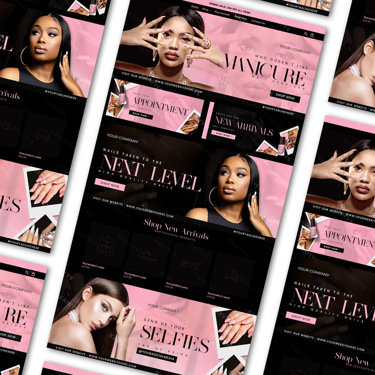 Nail Website Design Shopify Theme Store