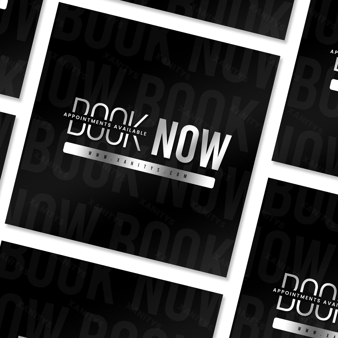 Book Now Graphic Design | Social Media Custom Premade Design