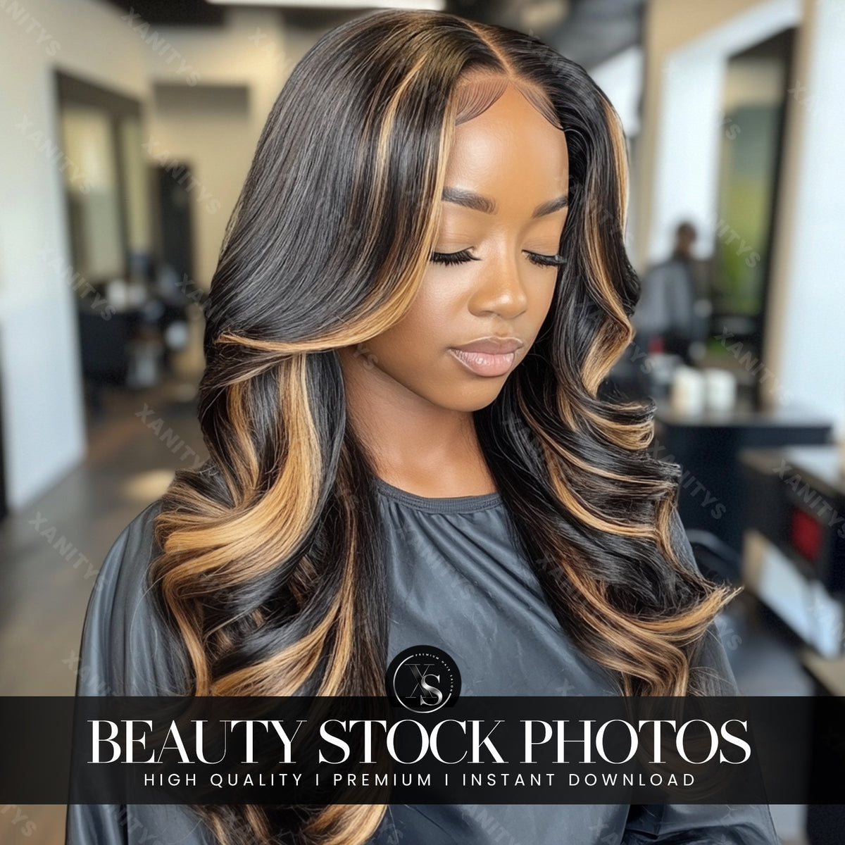 Beauty Hair Salon Stock Photos