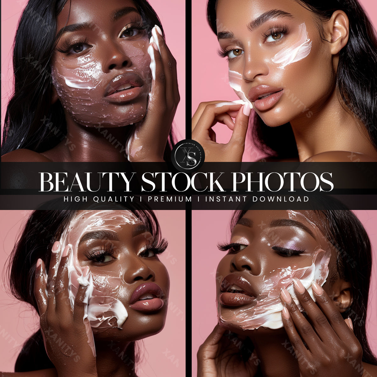 Pink Skin Care Stock Photos Mega Pack