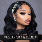 Classic Curly Hair Stock Photos