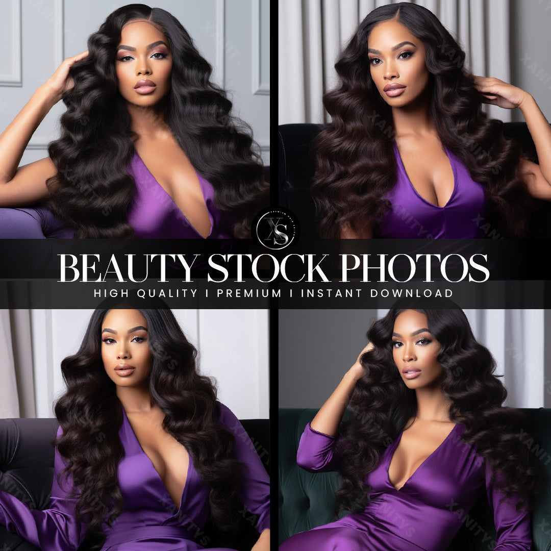 Purple Glam Stock Photos