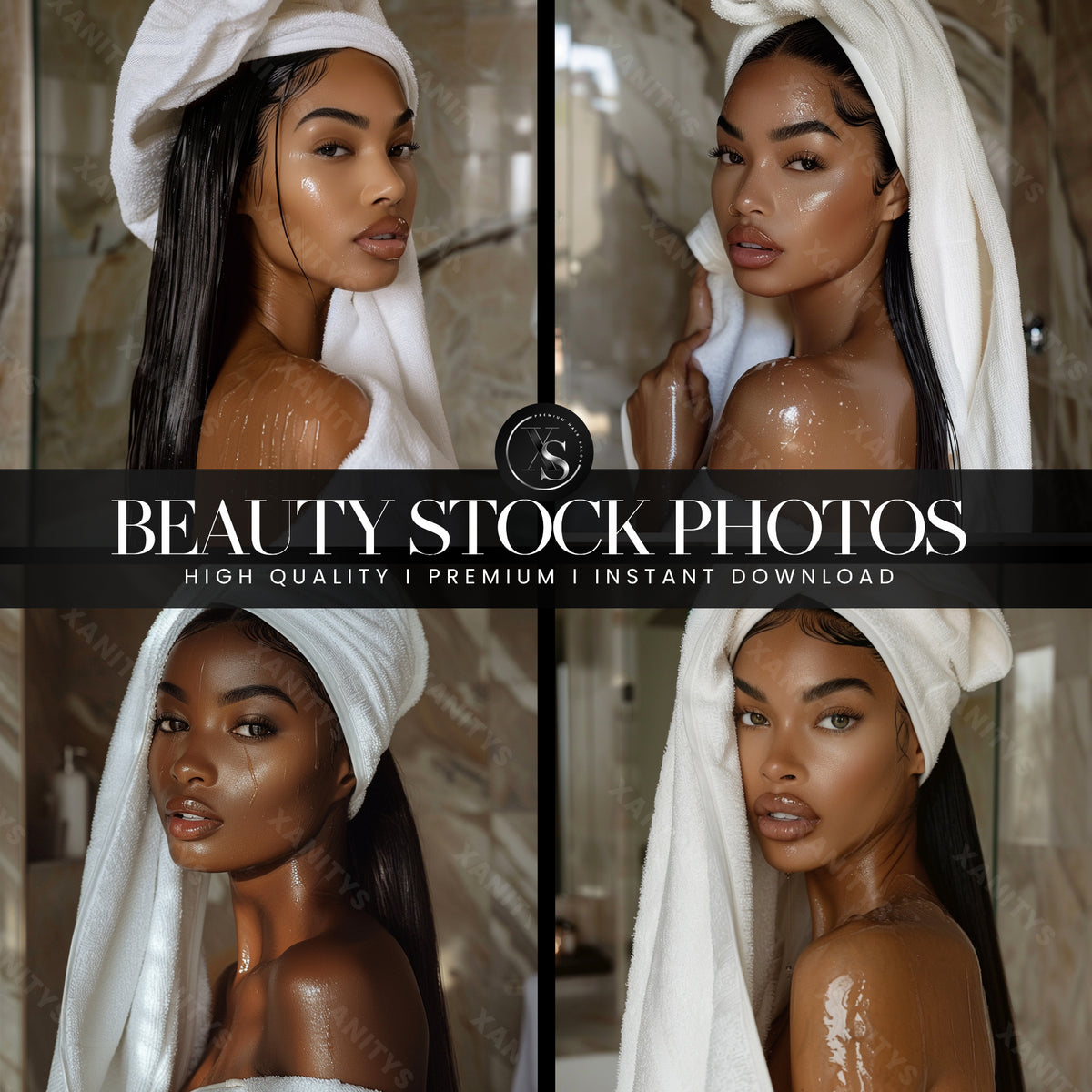 Skincare Towel Stock Photos