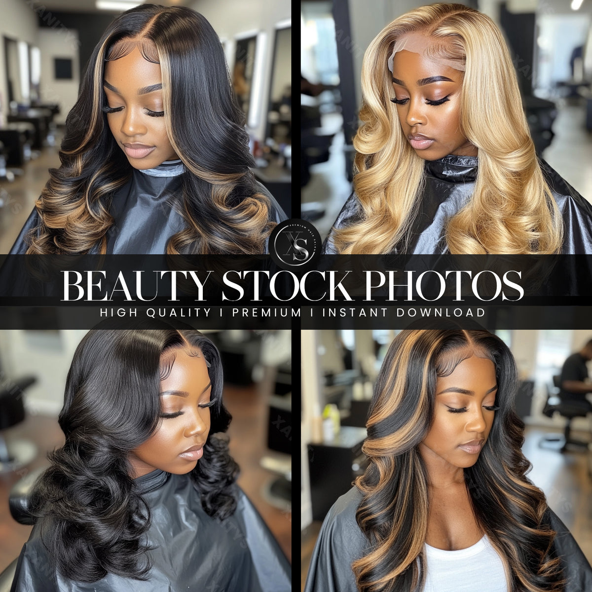 Beauty Hair Salon Stock Photos