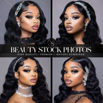 Classic Curly Hair Stock Photos