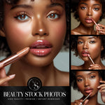 Black Beauty Cosmetics Stock Photos