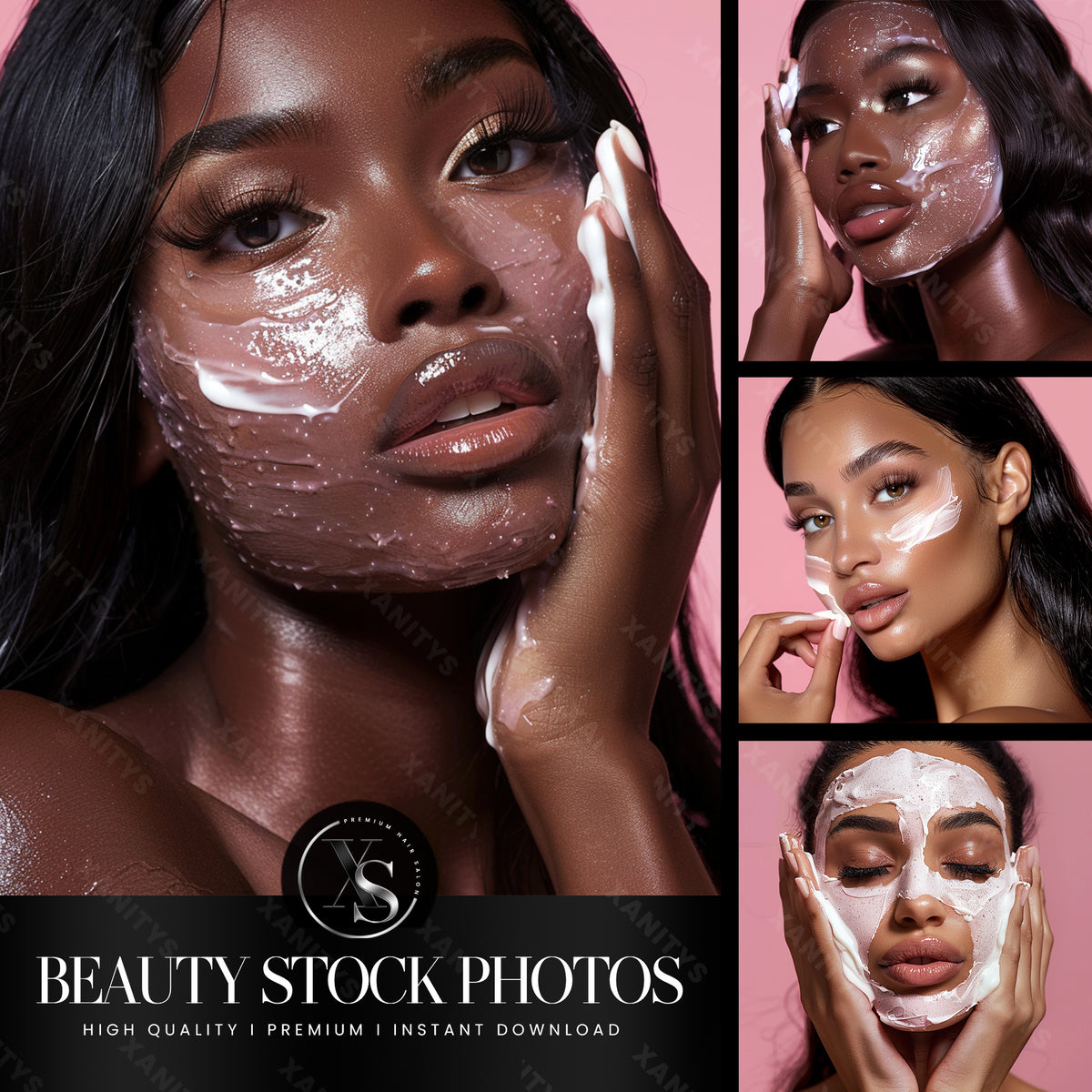 Pink Skin Care Stock Photos Mega Pack