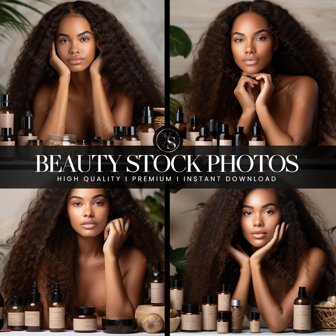 Skincare or Hair Care Line Stock Photos