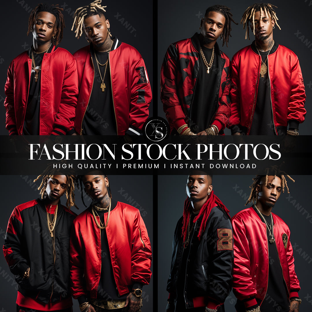 Black Men's Clothing Brand Stock Photos