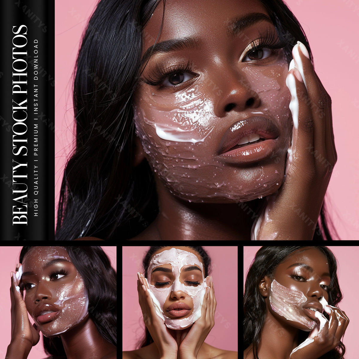 Pink Skin Care Stock Photos Mega Pack