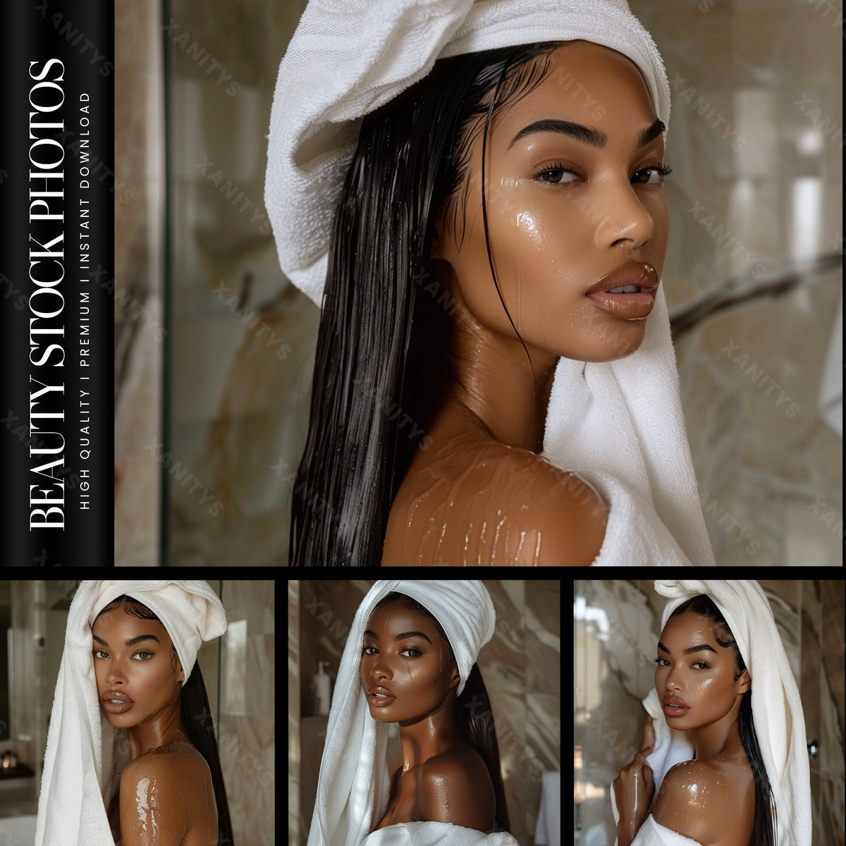 Skincare Towel Stock Photos