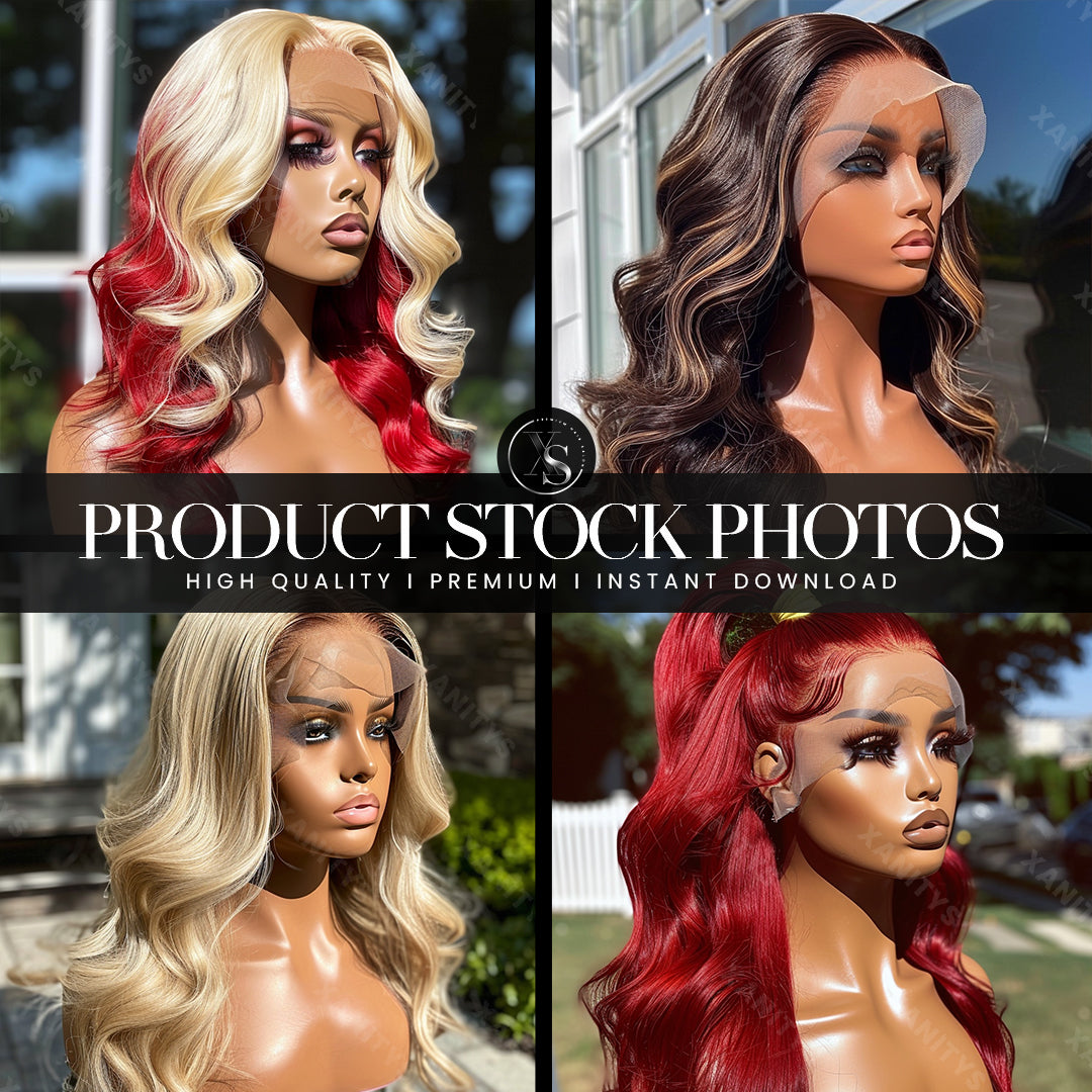 Lace Wig Stock Photos