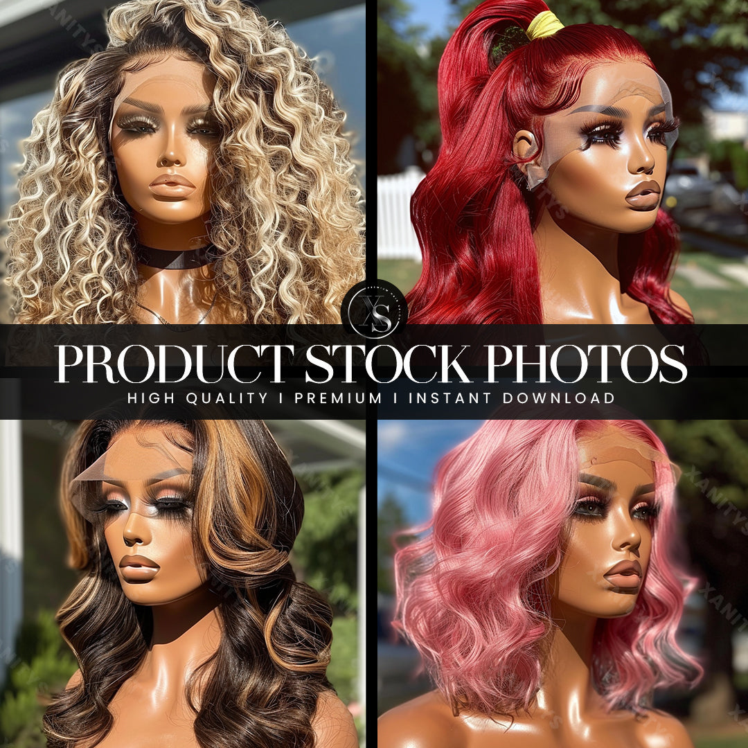 Lace Wig Stock Photos | Volume 5