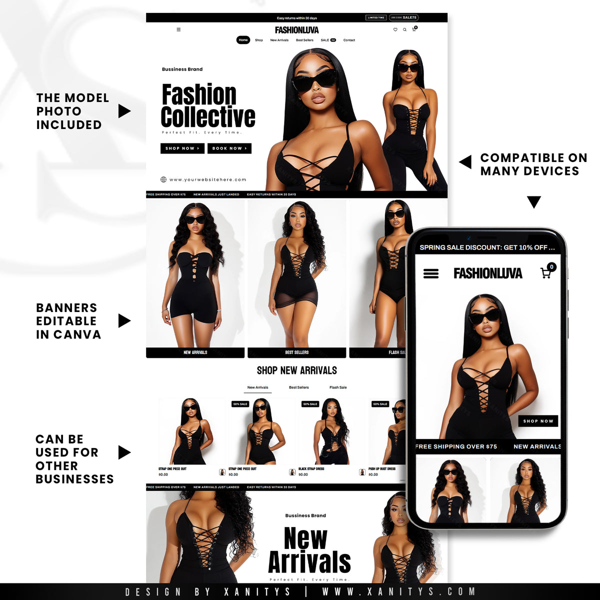 Clothing brand shopify store for fashion brands.