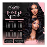 DIY Hair Extensions Price List Flyer