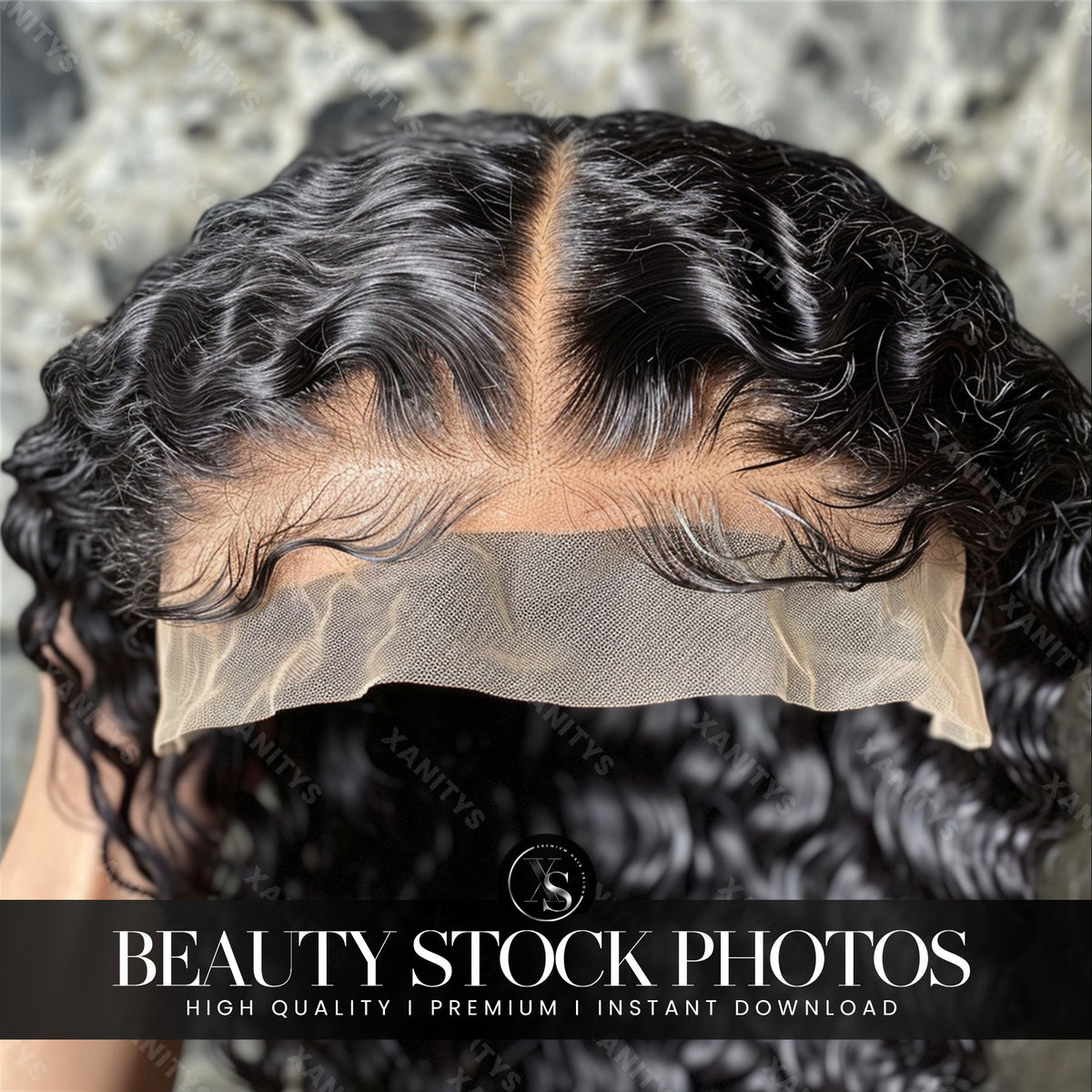 Lace Frontal Stock Photo