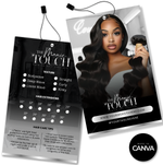 DIY Hair Extensions Hang Tag Template