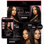 DIY Lash Extensions Website Package